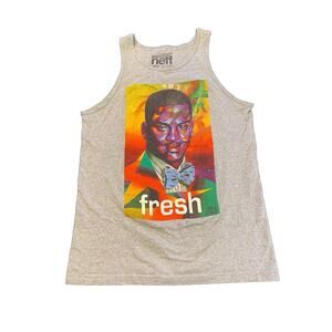 NEFF The Fresh Prince of Bel-Air Carlton Banks Tank Top T-Shirt Mens LARGE